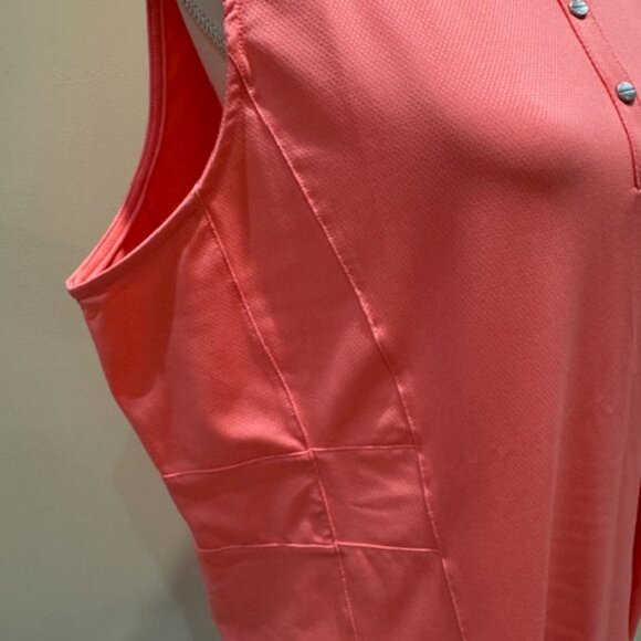 Tail Peach Sleeveless Golf Shirt Sz XXL - Picture 2 of 6